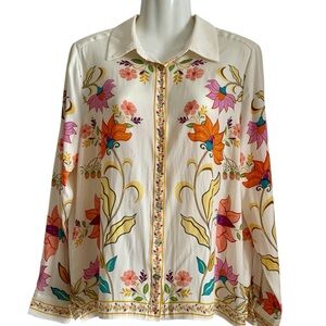 Rose & Olive Cream Blouse